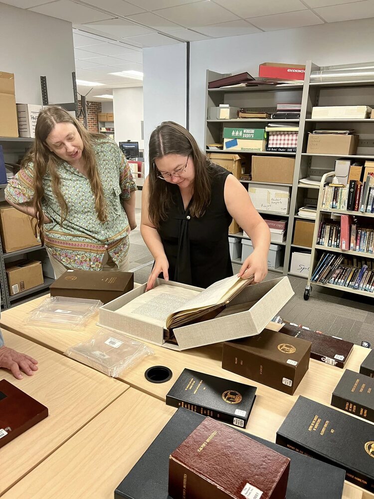 Library holds reception for rare document exhibit