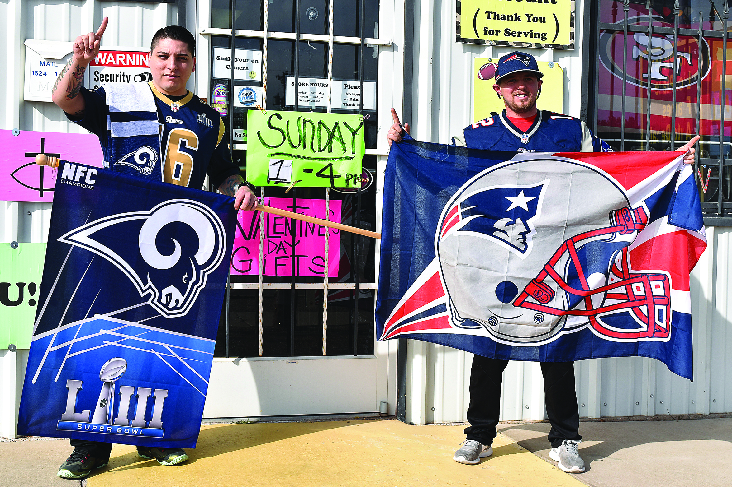 Patriots fans 'gear up' for Super Bowl